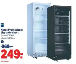 Makro Metro Professional displaykoelkast aanbieding