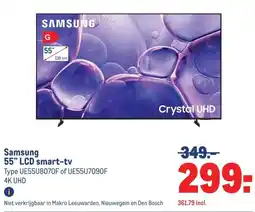 Makro Samsung 55 LCD smart-tv aanbieding