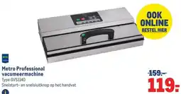 Makro Metro Professional vacumeermachine aanbieding