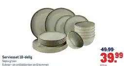 Makro Serviesset 18-delig aanbieding