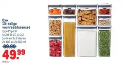 Makro Охо 10-delige voorraaddozenset aanbieding