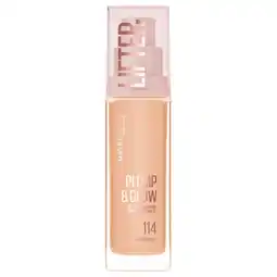 Kruidvat Maybelline New York Lifter Plump & Glow 114 Foundation aanbieding