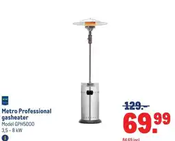 Makro Metro Professional gasheater aanbieding