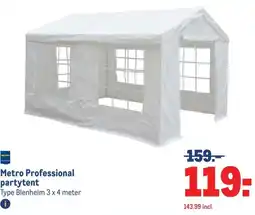 Makro Metro Professional partytent aanbieding