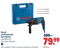 Makro Bosch professionele boorhamer aanbieding