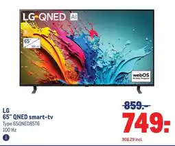 Makro LG 65 QNED smart-tv aanbieding
