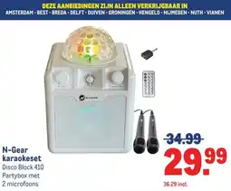 Makro N-Gear karaokeset aanbieding
