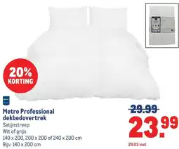 Makro Metro Professional dekbedovertrek aanbieding
