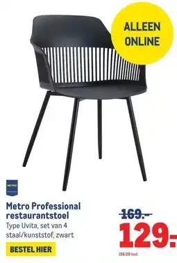 Makro Metro Professional restaurantstoel aanbieding