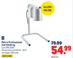 Makro Metro Professional warmtebrug aanbieding