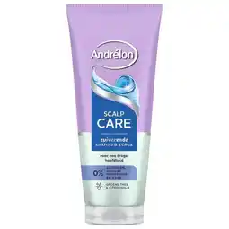 Trekpleister Andrélon Scalp Care Zuiverende Shampoo Scrub aanbieding