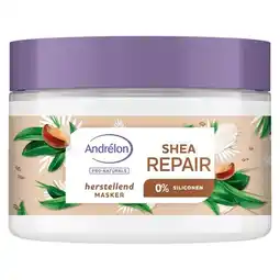 Trekpleister Andrélon Pro Nature Shea Strong Repair Haarmasker aanbieding
