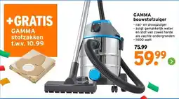 GAMMA GAMMA bouwstofzuiger aanbieding
