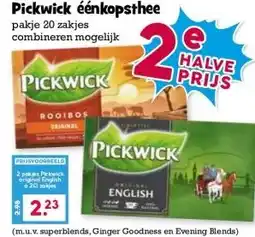 Boon`s Markt Pickwick éénkopsthee aanbieding