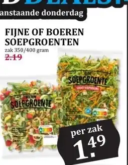 Boon`s Markt FIJNE OF BOEREN SOEPGROENTEN aanbieding
