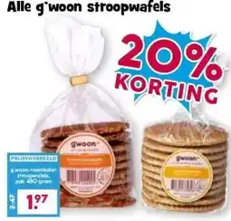 Boon`s Markt Alle g'woon stroopwafels aanbieding