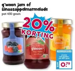 Boon`s Markt g'woon jam of sinaasappelmarmelade aanbieding