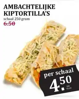 Boon`s Markt AMBACHTELIJKE KIPTORTILLA'S aanbieding