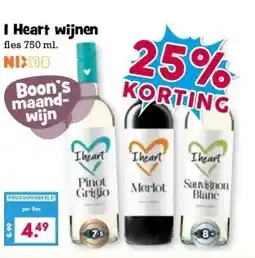 Boon`s Markt I Heart wijnen aanbieding