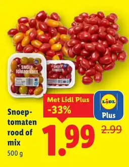 Lidl Snoep tomaten rood of mix aanbieding