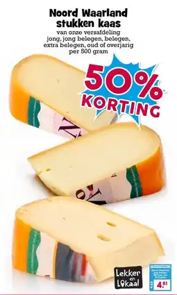Boon`s Markt Noord Waarland stukken kaas aanbieding