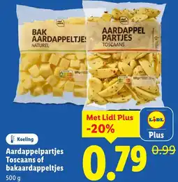 Lidl Aardappelpartjes Toscaans of bakaardappeltjes aanbieding