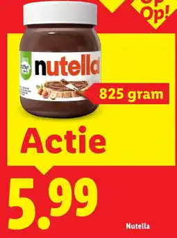 Lidl Nutella aanbieding