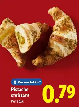 Lidl Pistache croissant aanbieding