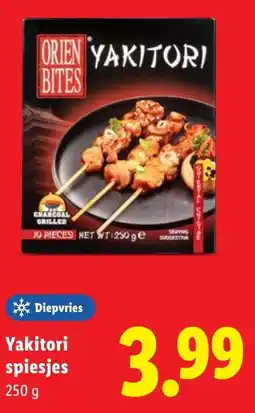 Lidl Yakitori spiesjes aanbieding