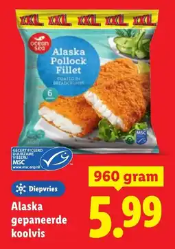 Lidl Alaska gepaneerde koolvis aanbieding