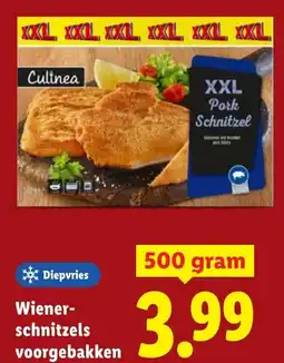 Lidl Wiener schnitzels voorgebakken aanbieding