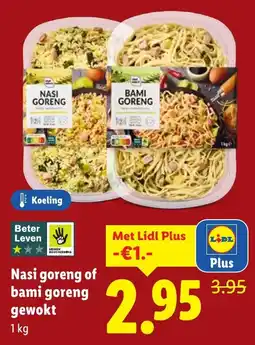 Lidl Nasi goreng of bami goreng aanbieding