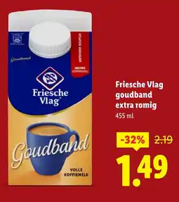 Lidl Friesche Vlag goudband extra romig aanbieding