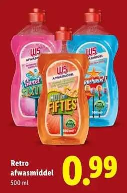 Lidl Retro afwasmiddel aanbieding