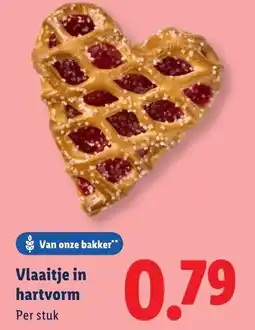 Lidl Vlaaitje in hartvorm aanbieding