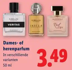 Lidl Dames-of herenparfum aanbieding