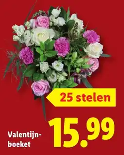 Lidl Valentijn boeket aanbieding