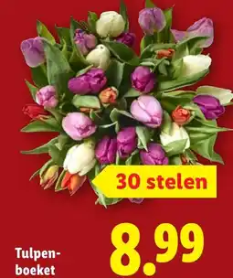 Lidl Tulpen boeket aanbieding