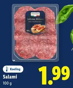 Lidl Italiamo salami aanbieding