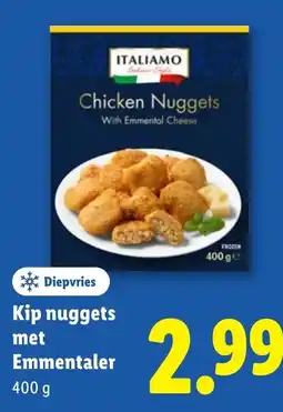 Lidl Italiamo Kip nuggets met Emmentaler aanbieding