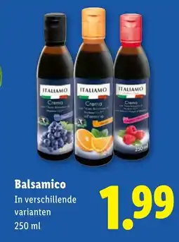 Lidl Italiamo Balsamico aanbieding