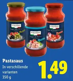 Lidl Italiamo Pastasaus aanbieding