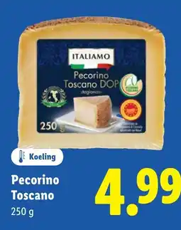 Lidl Italiamo Pecorino Toscano aanbieding