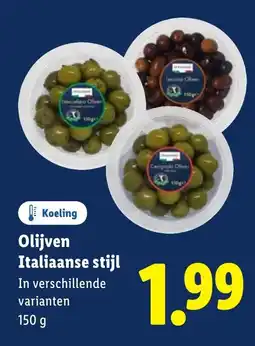 Lidl Italiamo Olijven Italiaanse stijl aanbieding