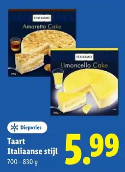Lidl Italiamo Taart Italiaanse stijl aanbieding