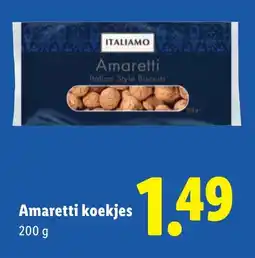 Lidl Italiamo Amaretti koekjes aanbieding