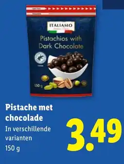 Lidl Italiamo Pistache met chocolade aanbieding