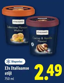 Lidl Italiamo IJs Italiaanse stijl aanbieding