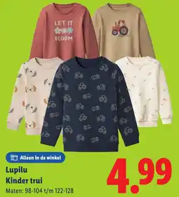 Lidl Lupilu Kinder trui aanbieding