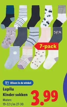 Lidl Lupilu Kinder sokken aanbieding